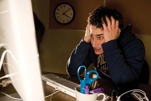 4:07 A.M. – CRUNCH TIME; TERM PAPER DUE AT 8 A.M.