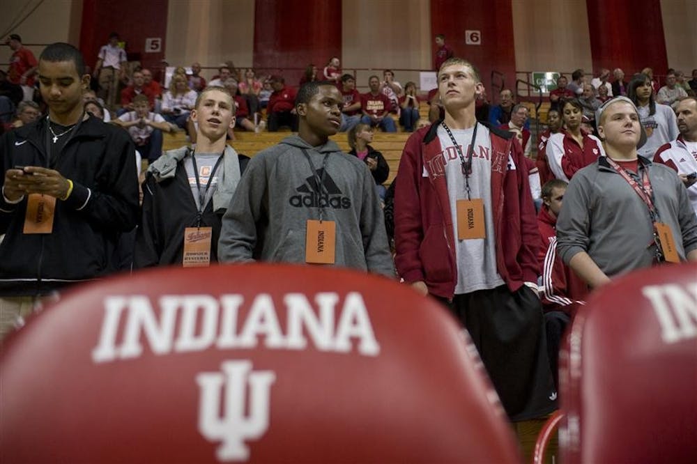 Recruits at Hoosier Hysteria