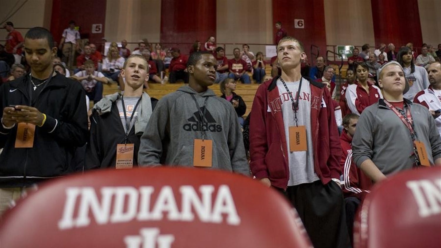 Recruits at Hoosier Hysteria
