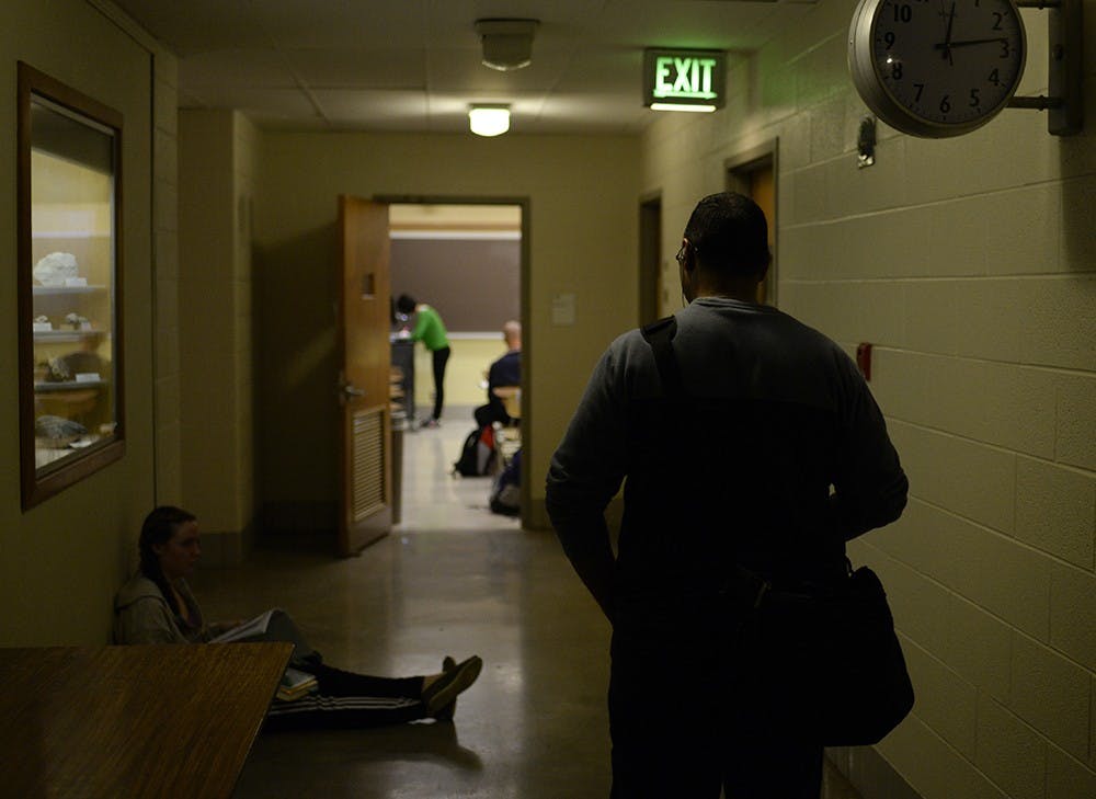 "It's weird, you know? going into these classrooms and being twice the age of some of these kids." Macabee described, "I hear them complaining about their problems and i just want to grab them by the shoulders and tell them 'listen, that doesn't matter, there are way bigger things to worry about'."