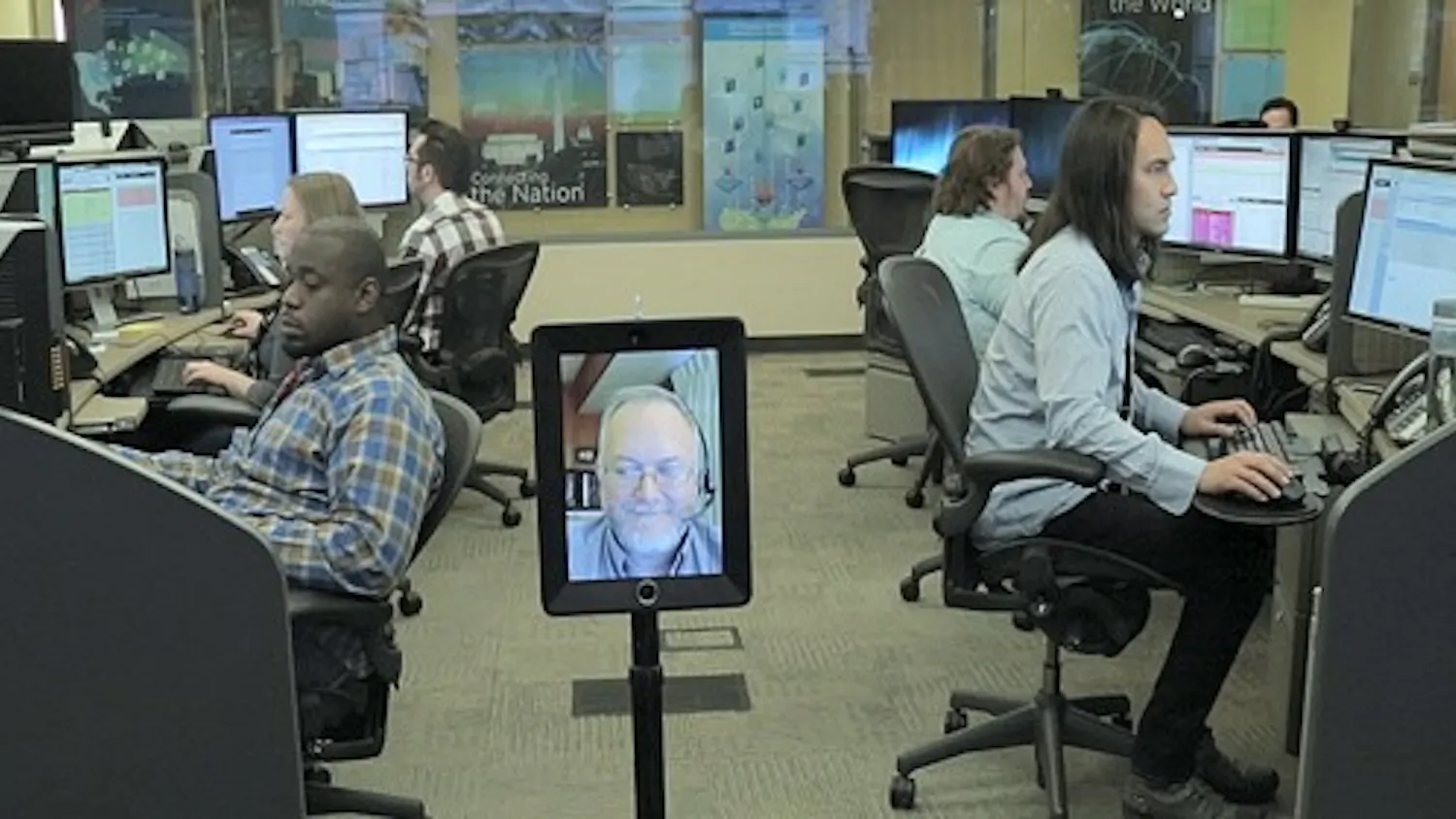 UITS uses robots for video conferencing.
