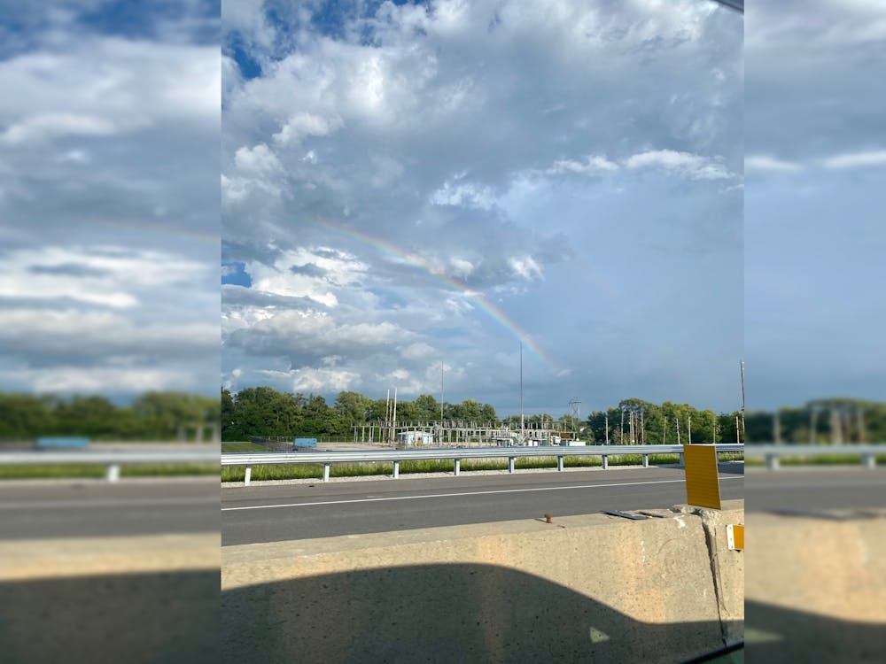 A rainbow is seen in Indianapolis, Indiana on August 12, 2023. Needing help in life doesn’t mean you can’t fly, because you will.