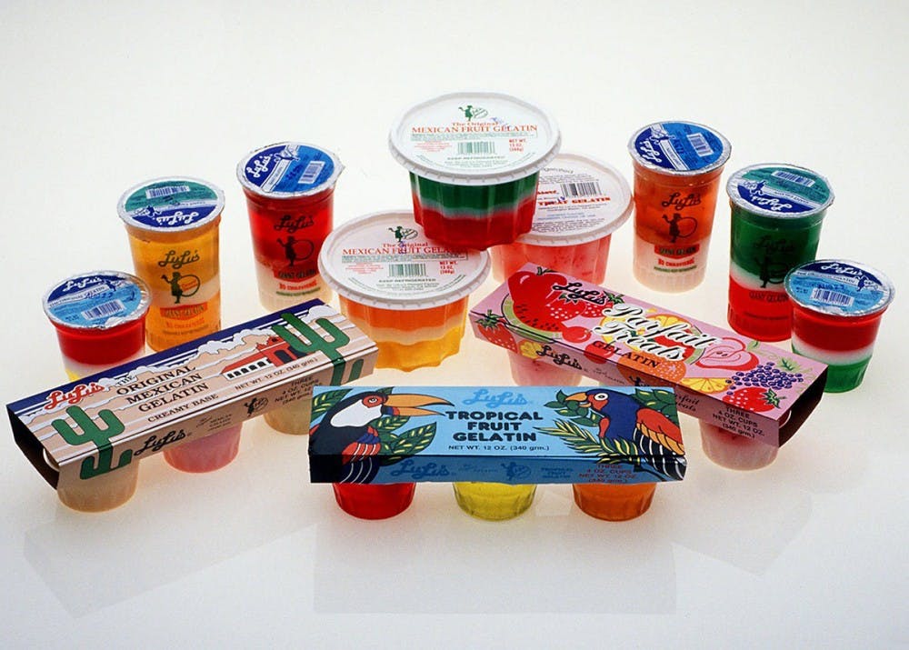 While gelatin was invented in 1845, it became popular in the mid 1900's.&nbsp;