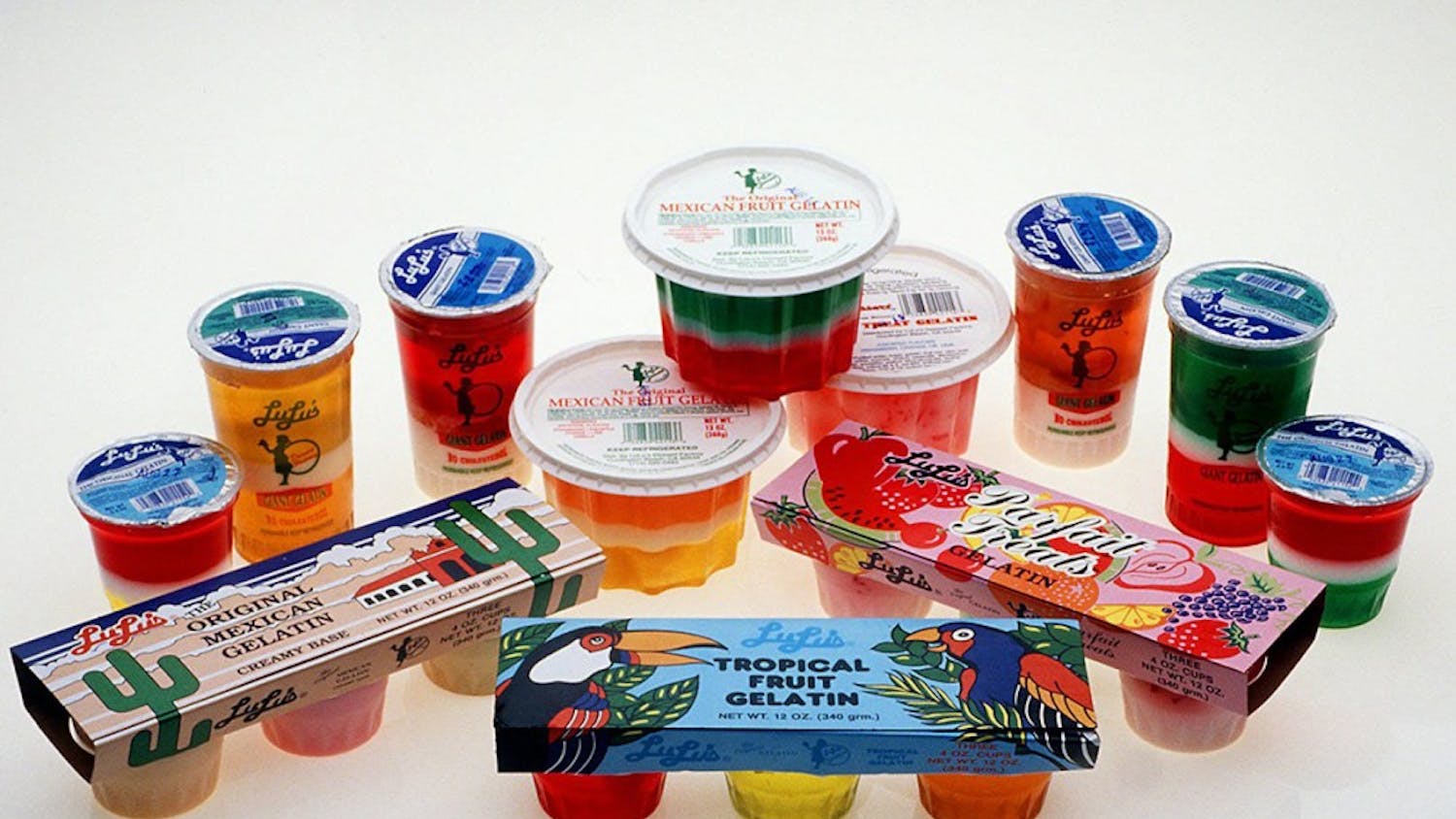 While gelatin was invented in 1845, it became popular in the mid 1900's. 