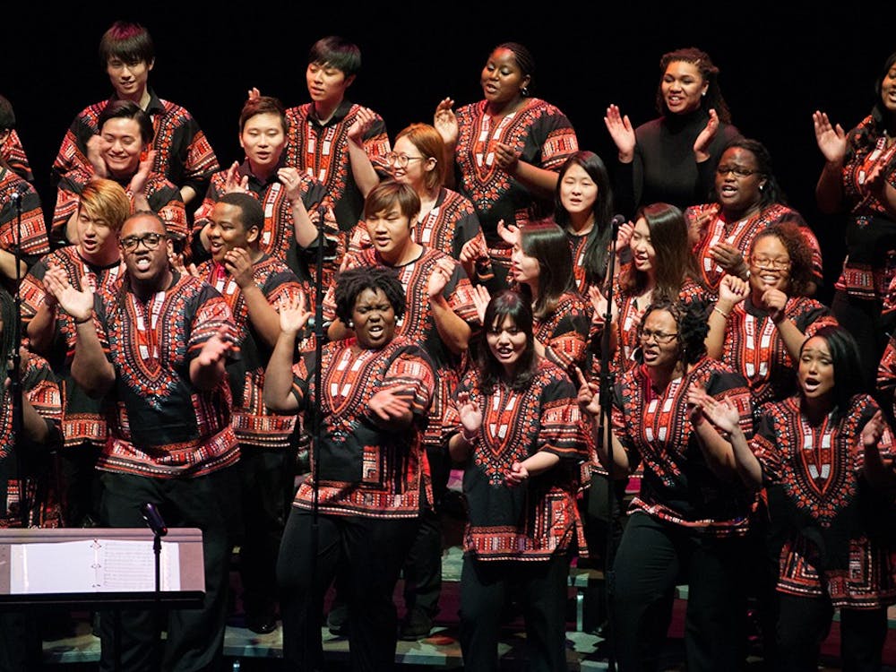 The African American Choral Ensemble is coming to the Buskirk Chumley on Saturday to perform one of their traditional repertoires.