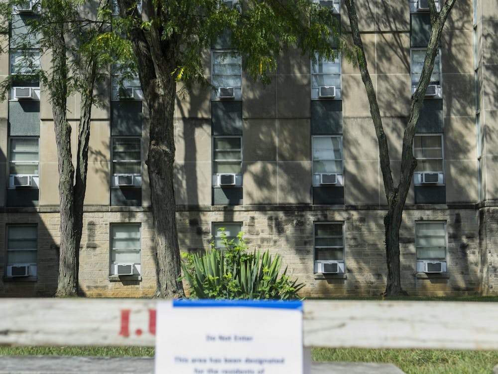 Ashton Residence Center, the residence hall used for quarantined on-campus students, is seen on Sept. 1, 2020. Resident assistants have voiced concerns about their job obligations and residents not getting tested for COVID-19.