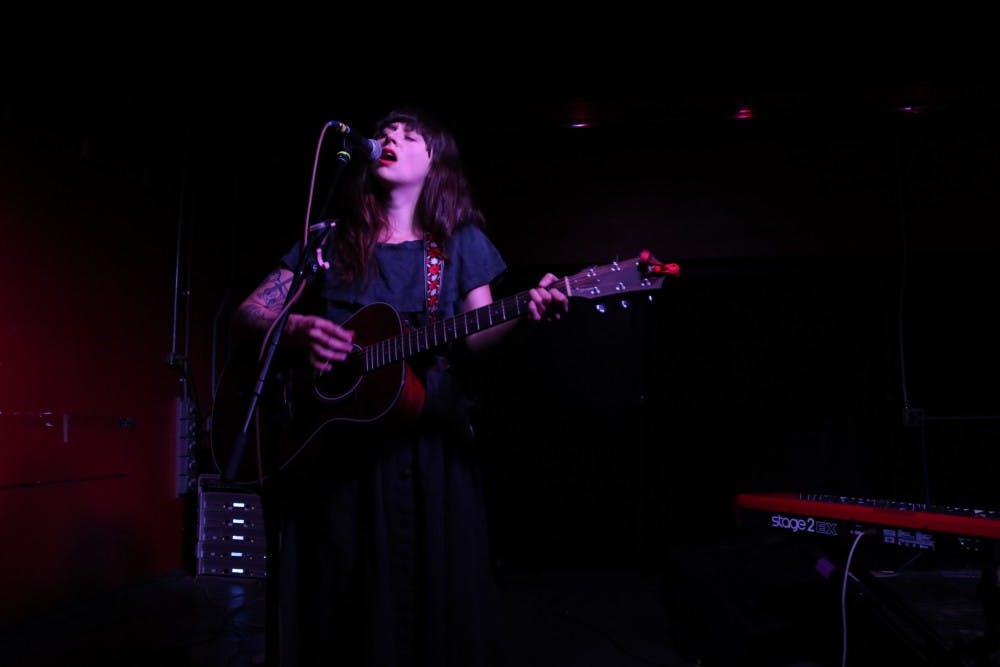 <p>Waxahatchee performs May 12 at the Bishop in Bloomington. The performance was part of Granfalloon: A Kurt Vonnegut Convergence, which took place May 10 through May 12.&nbsp;</p>