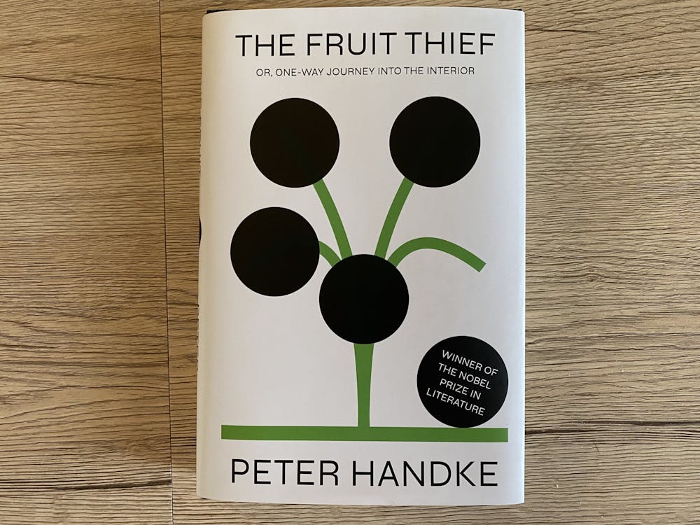 <p>Peter Handke’s “The Fruit Thief” published  March 15. The fruit thief is an imagined character of the protagonist’s writing. </p>