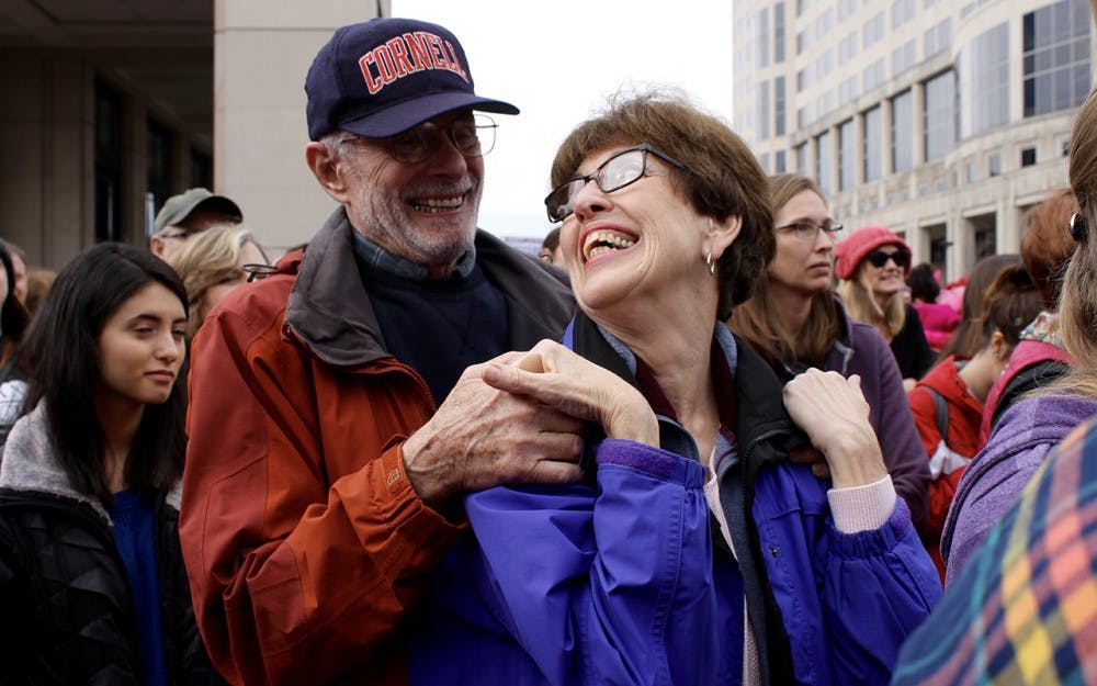 Jan Wolinski Kavensky and her husband, Ken Kavensky Sr., have been married for 33 years. They attended the Women's March in Indianapolis together.