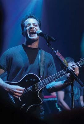 Mark Roberge with the band O.A.R. performs at the Civic Center as part of their 2006 summer tour July 19, 2006, in Omaha, Neb.
