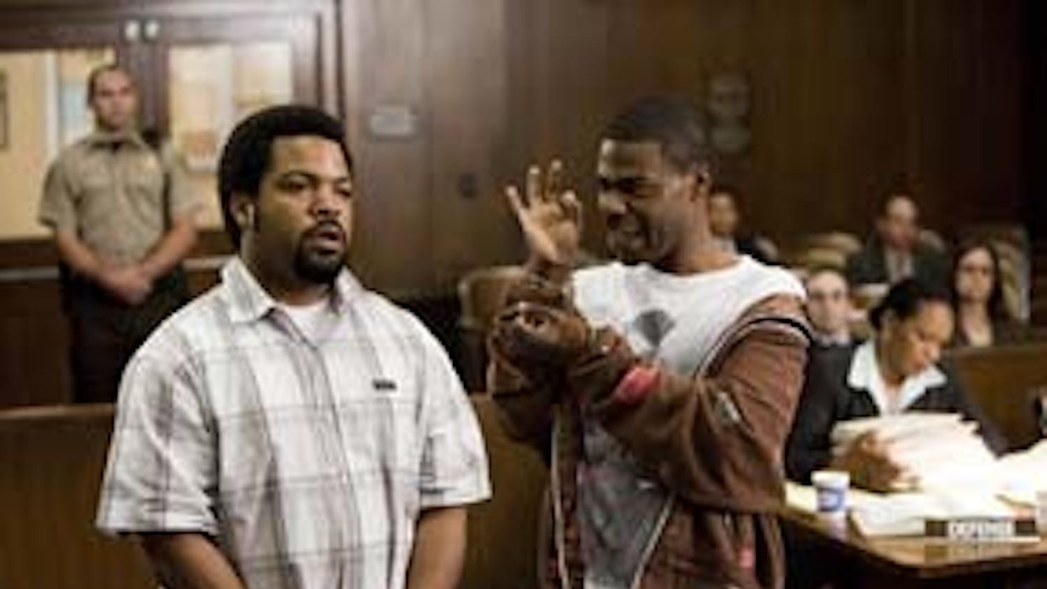 Ice Cube (left) and Tracy Morgan star in Screen Gems' comedy FIRST SUNDAY.