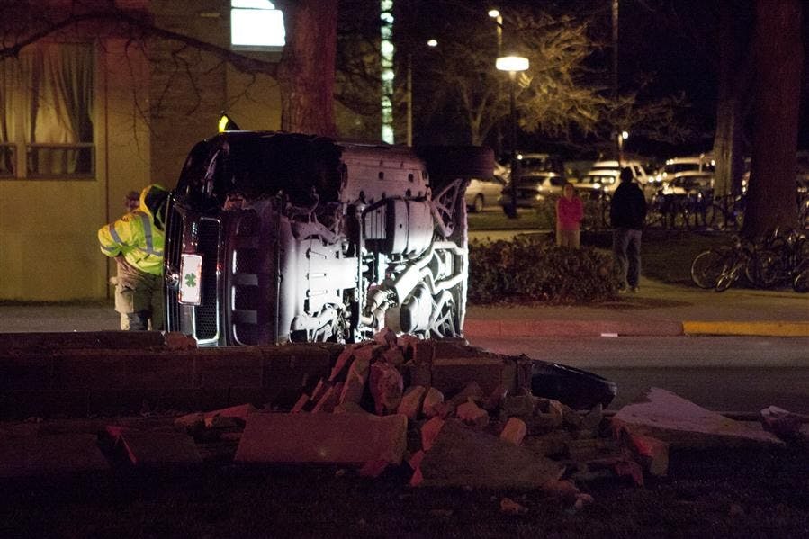 Car Accident at Forest Quad