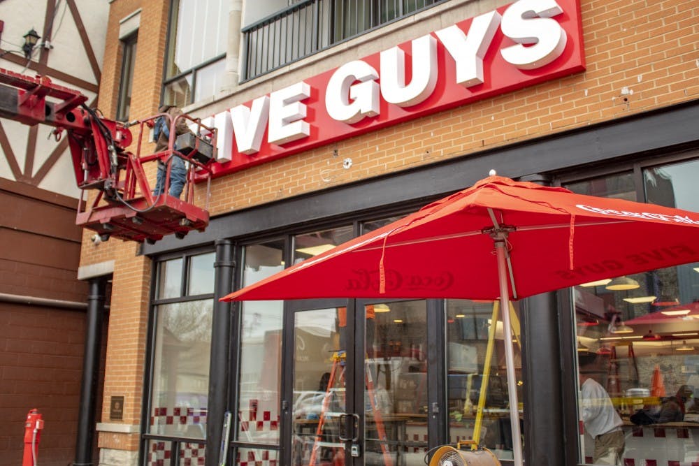 Five Guys construction