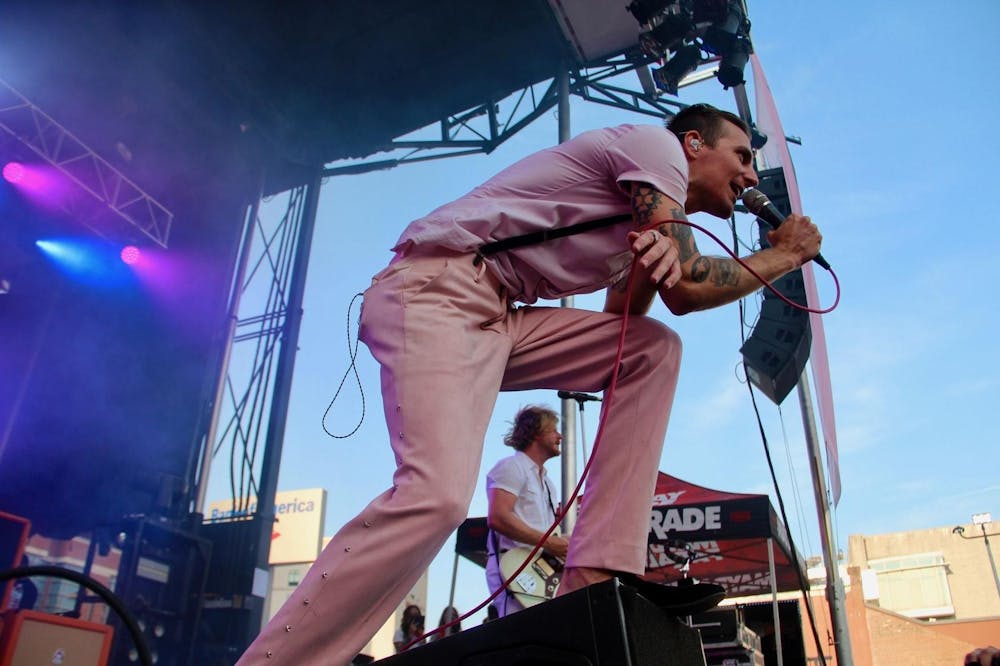 The Wonder Years performs at Sad Summer Festival on June 7, 2018, at the Palladium Outdoors in Worcester, Massachusetts.