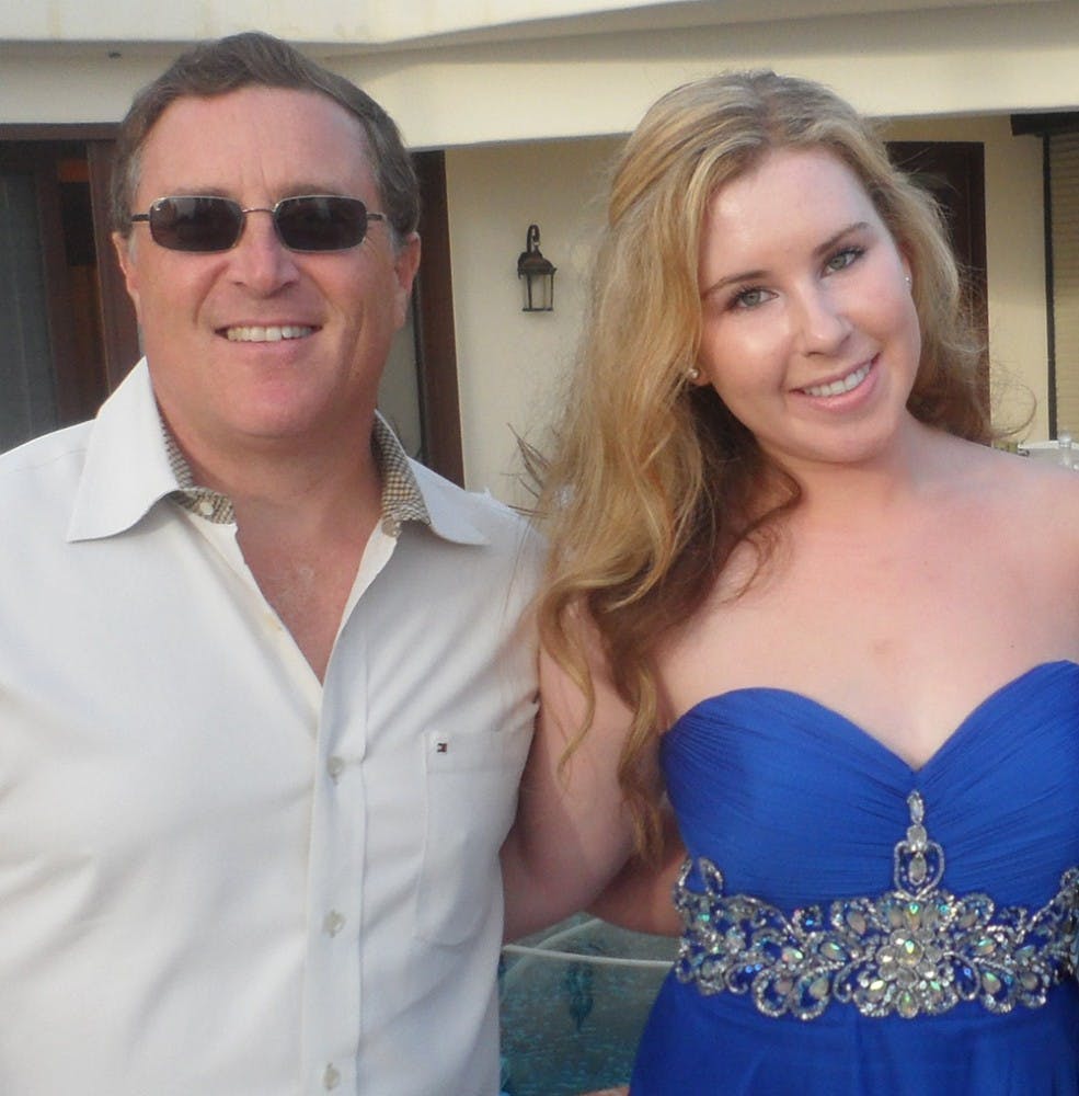 Douglas E. Richards felt inspired by the campus while dropping his daughter off her freshman year of college.