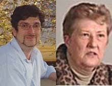 District 6 City Council candidates Stephen Volan (left) and Marjorie Hudgins (right).