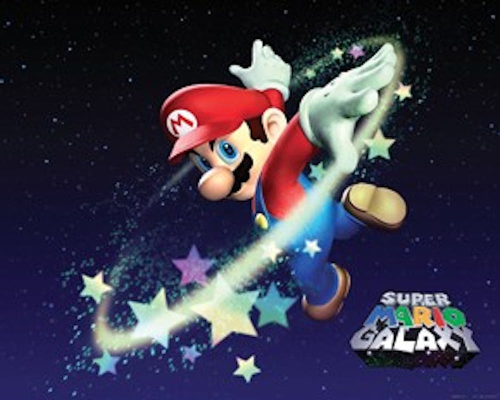Super Mario: Saving the galaxy in pursuit of Princess Peach one goomba at a time.