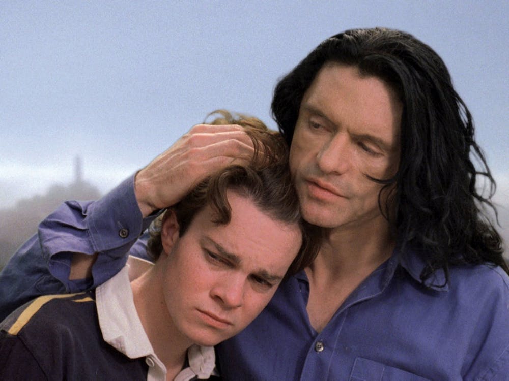 Philip Haldiman and Tommy Wiseau protray Denny and Johny in the 2003 film &quot;The Room.&quot; ﻿“The Room,” fondly known as the best worst movie, will play at 8 p.m. Feb. 11, 2023, at the Buskirk-Chumley Theater.