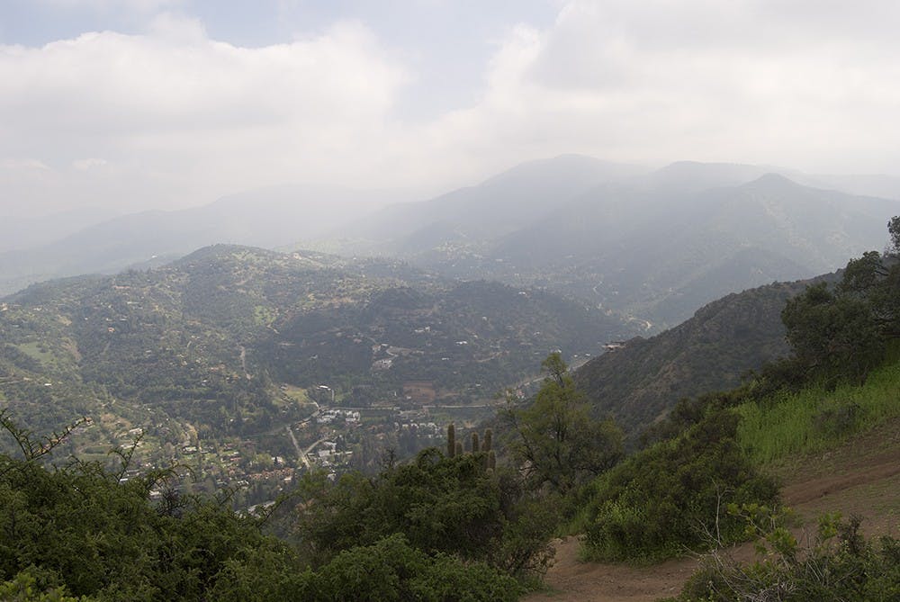 Cerro Pochoco is located at the edge of Las Condes, one of the wealthiest sections of Santiago.