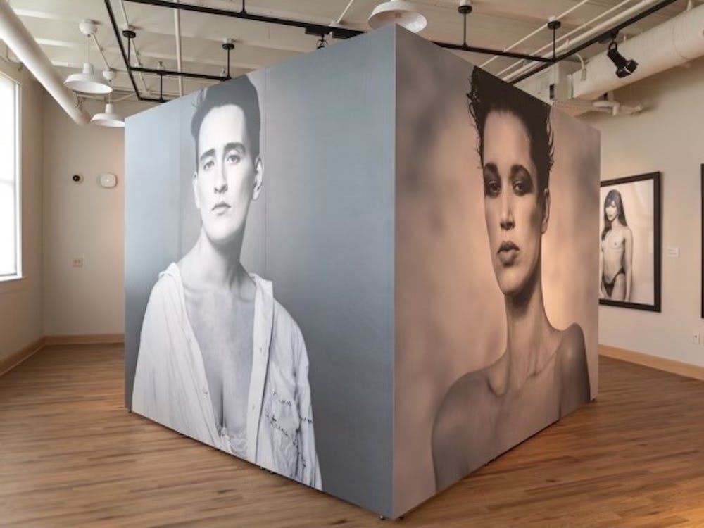 The &quot;Bettina Rheims: Everything All at Once&quot; exhibit is seen at the McCalla School in Lindley Hall. The Kinsey Institute will display the exhibit at select times and from noon to 7 p.m. on Thursdays until Nov. 9.