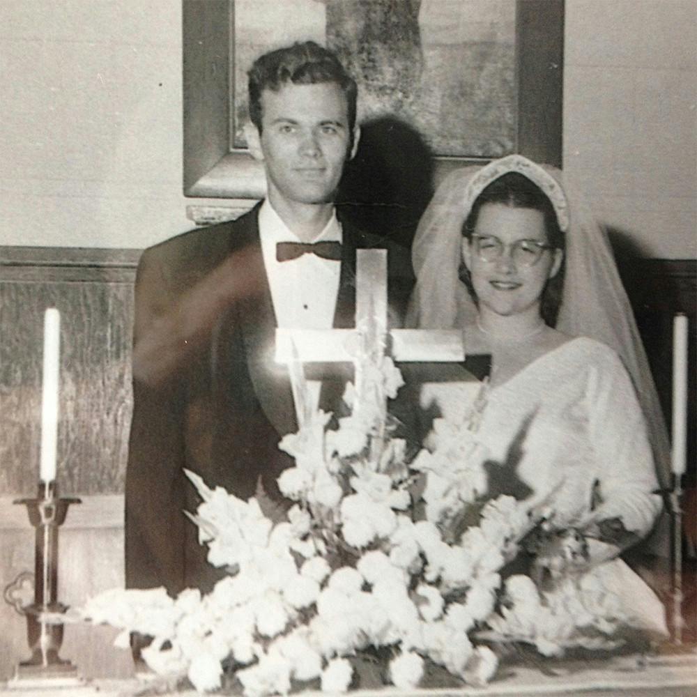 Shirley St. John, left, 84, and Wendell St. John, 84, were married on Oct. 4, 1956. 