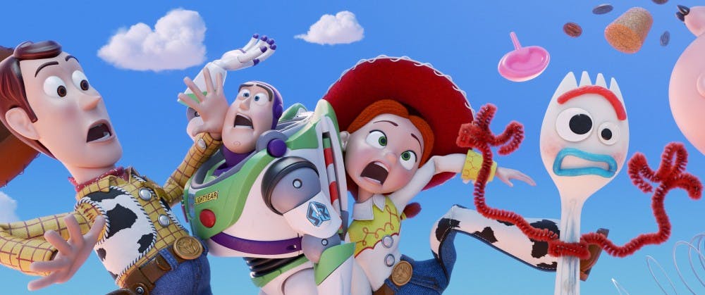 <p>&quot;Toy Story 4&quot; was released July 20 and stars Tom Hanks, Tim Allen and Annie Potts. The film stars a new toy called &quot;Forky.&quot;</p><p></p>