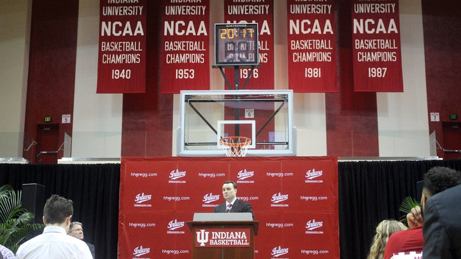 New IU men's basketball head coach Archie Miller addresses the media in a press conference on Monday, March 27.