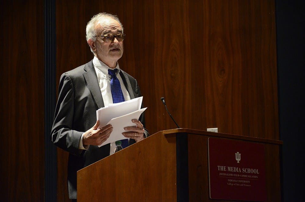 Walt Bogdanich, investigative reporter at the New York Times, speaks about his recent work on issues such as sexual assault on college campuses. Bogdanich's speech was part of the Media School's speakers series.