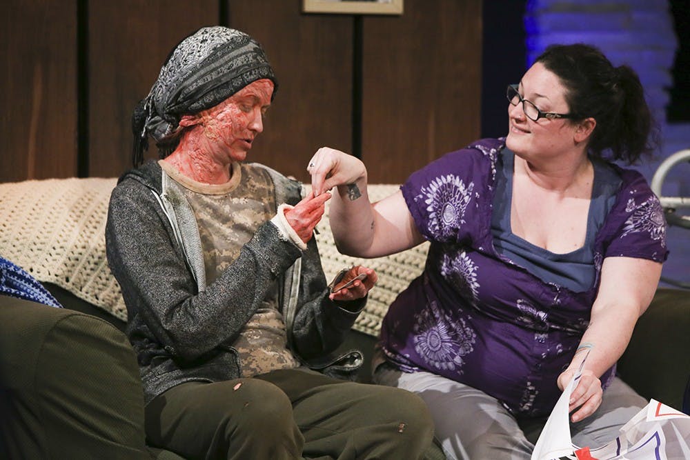 A new show, "Ugly Lies The Bone" by Lindsey Ferrentino will play at the Bloomington Playwrights Project starting on April 3rd.