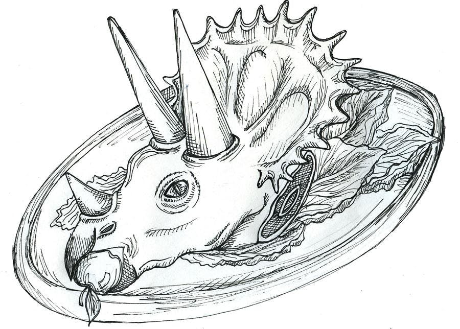 Triceratops steak