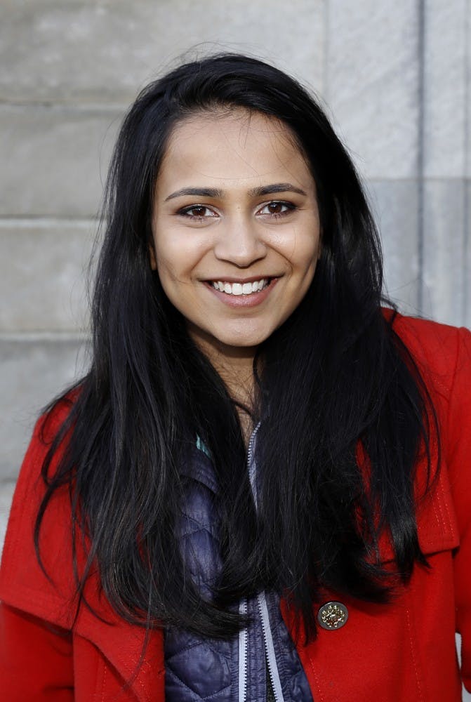 Amani Karim, sophomore, is a director of the social justice of the Indian Student Association. She wants to raise awareness of pulbic events and incidents in India and South East Asia to the community. 