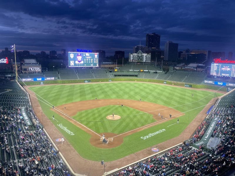 Indiana baseball wins wire-to-wire at Wrigley Field against Northwestern