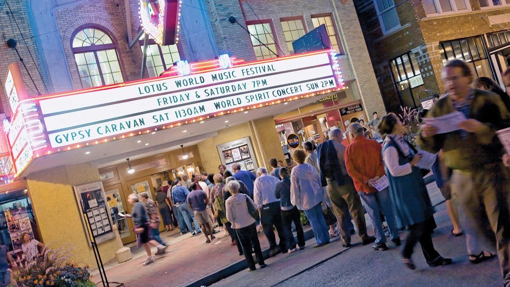 Patrons wait to hear the Anat Cohen Quartet at the Buskirk-Chumley theater Sept. 30, 2012, during the Lotus World Music and Arts festival. The Lotus Education and Arts Foundation will host Summer Night of Lotus, an event featuring live music, food and prizes, Thursday night at Deer Park Manor.