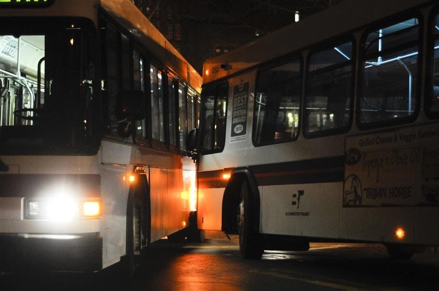 Buses Stopped
