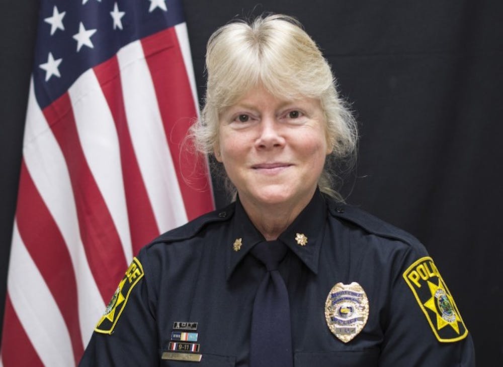 Laury Flint was appointed IU Police Chief after serving as interim chief following Keith Cash's death.