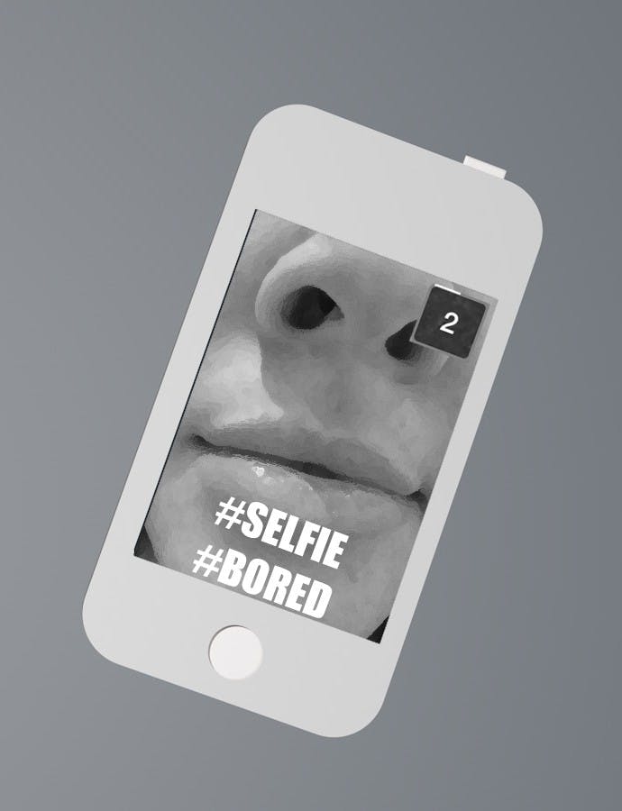 selfie illo