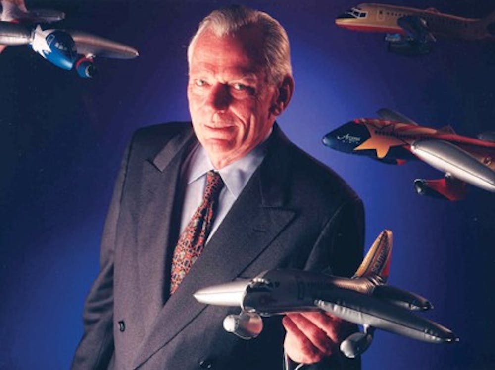 COURTESY PHOTOHerb Kelleher, founder and executive chairman of Southwest Airlines, will speak today at the Kelley School of Business. The topic of his speech will be "Southwest  Airlines from the Chairman's View," and will cover his experiences and successes with the airline.