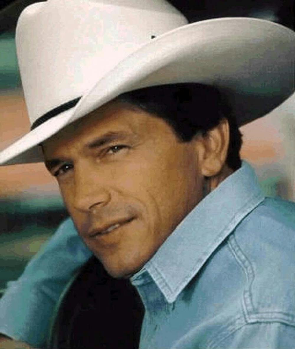 Only George Strait can wear a jean shirt.