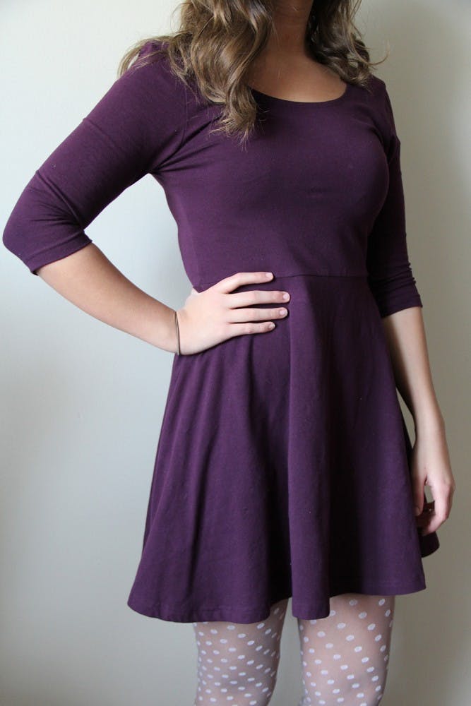 During exam week, slip on a dress for a clean, polished look. It takes just as little time as putting on sweats and a t-shirt, and will have you feeling ready for the day. 