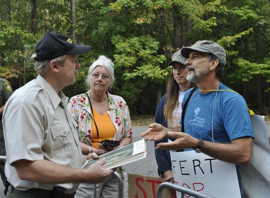 Logging Protest