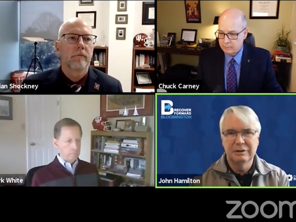 Health experts from Monroe County and surrounding areas meet with Mayor John Hamilton to discuss vaccine distribution in Monroe County on Jan. 8 over Zoom. 