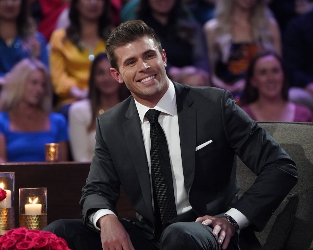 <p>Zach Shallcross from ABC’s “The Bachelor” is pictured. In week 8 of the show, Shallcross traveled to four women’s hometowns.   </p>