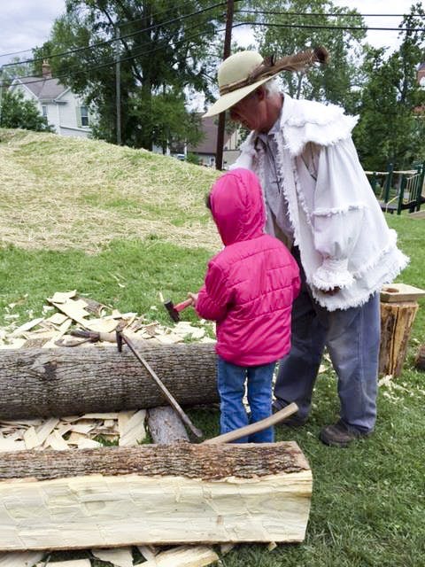 The Hillforest Victorian Museum in Aurora, Indiana, is on the day of the museum’s celebration of Indiana’s bicentennial.