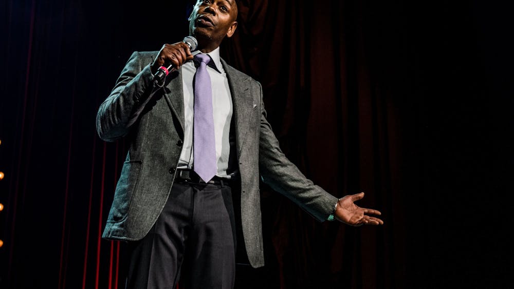 Dave Chappelle performs Aug. 24, 2017,  at the Radio City Music Hall in New York City. 