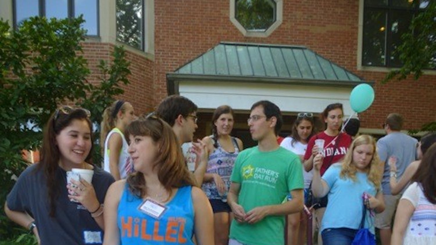 Over 20 Hillel affiliated clubs set up tables in front of the Hillel house on Sunday evening during the annual 'Welcome Back BBQ' event.