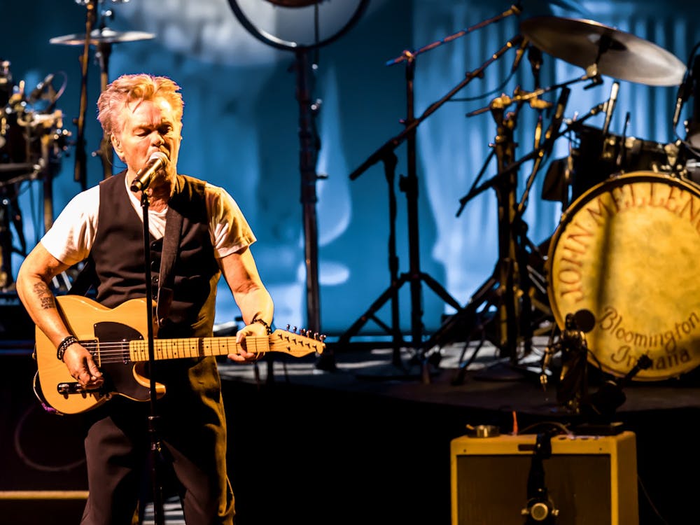 Seymour, Indiana, native and Bloomington resident John Mellencamp performs the first show of his “Live and In Person 2023” tour On Feb. 5, 2023, at the IU Auditorium. Mellencamp will end his tour with a shows at the Morris Performing Arts Center in South Bend, Indiana on June 24, 2023. 