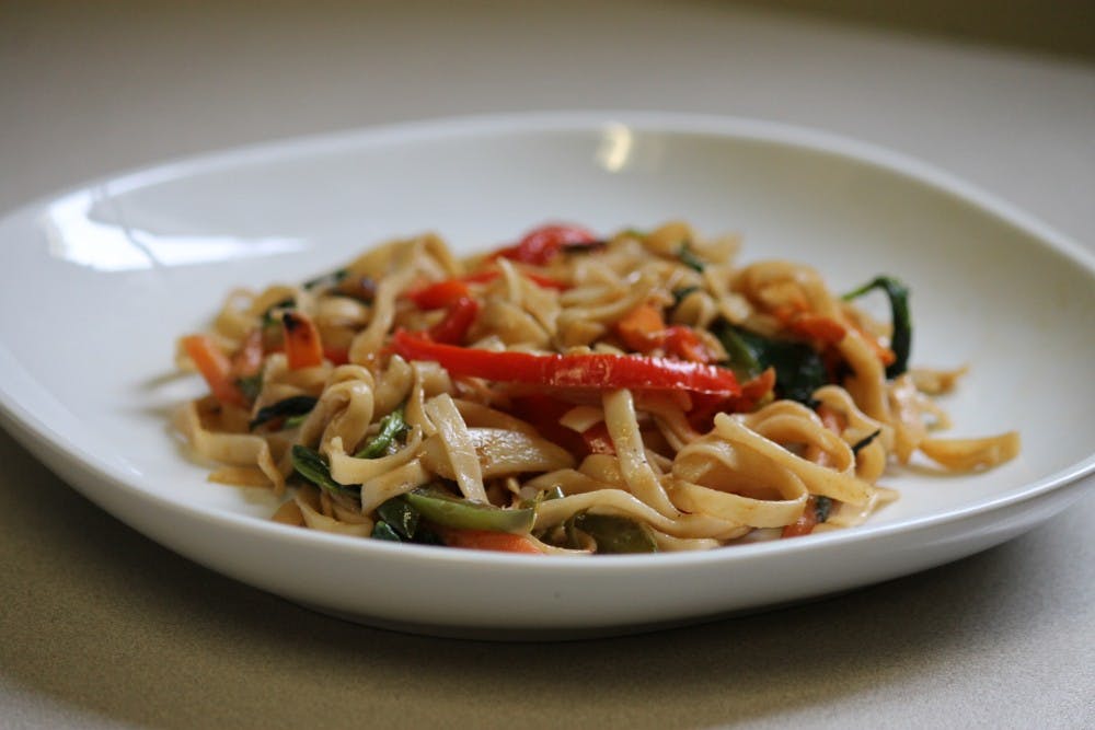 This recipe can be made easily if you pre-cut all of the vegetables.