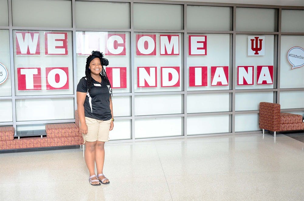 Alexis Burr, junior studies excercise sicence at Indiana University, is one of the student leaders of the incoming new student orientation. 
