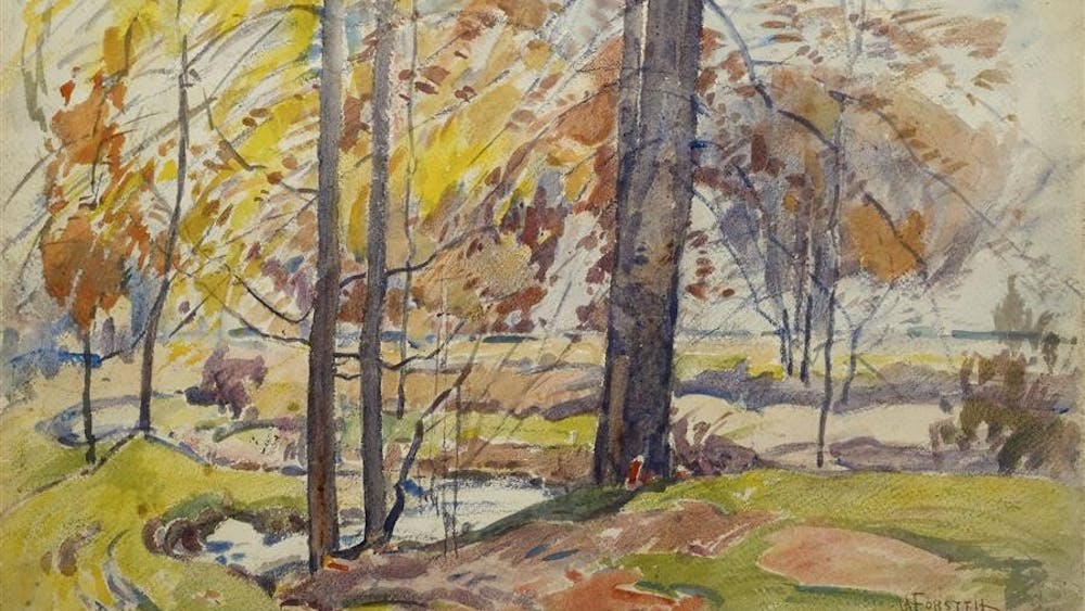 William Forsyth "Down by the Creek, Autumn"