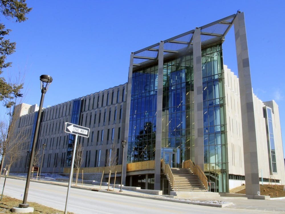 Luddy Hall sits at 700 N. Woodlawn Ave.  IU Luddy School of Informatics, Computing and Engineering will be expanding to IUPUI campus which will go into effect Jan.11, 2023. 